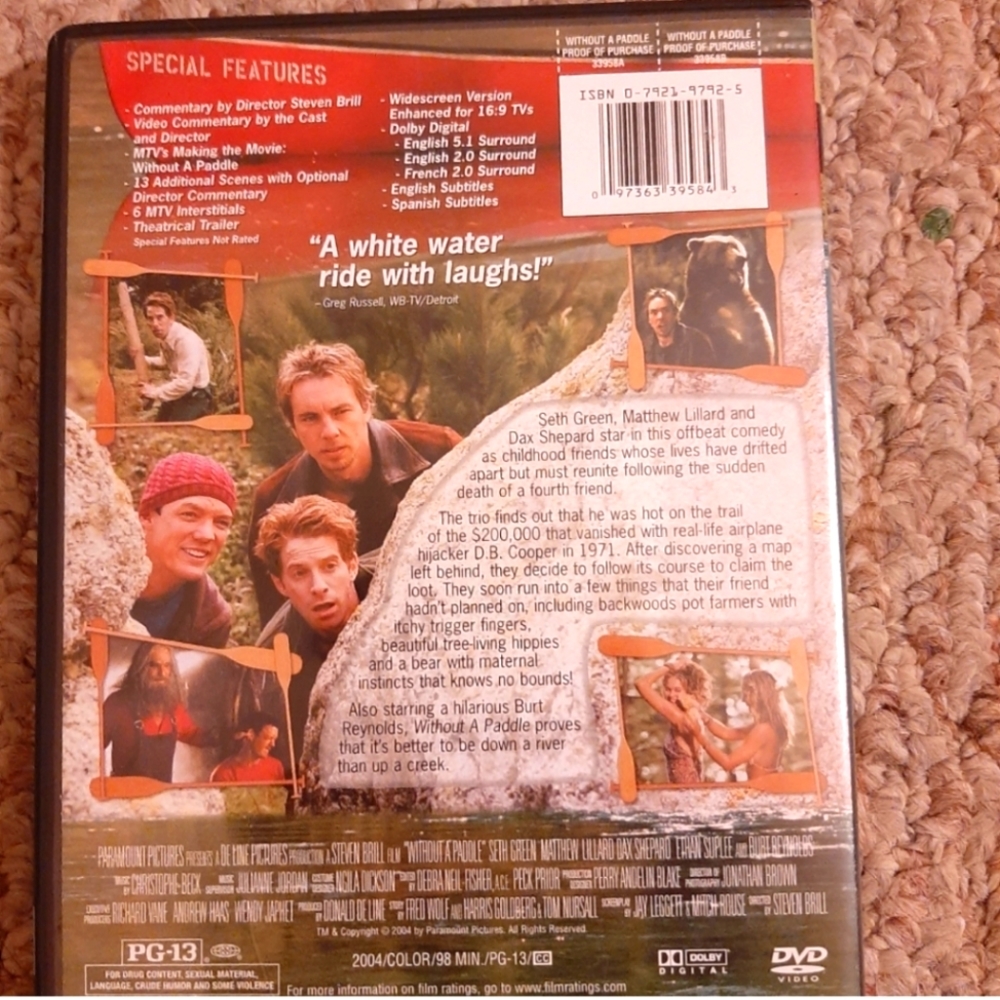Without a Paddle DVD